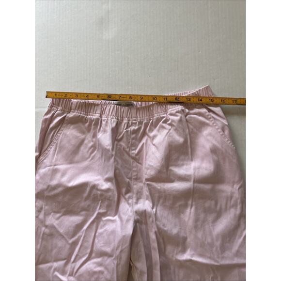 Draper’s & Damon Pull On Capris Petite 16P Pastel Pink Embroidered Flower - Picture 5 of 8